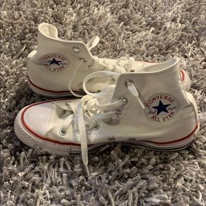 Brand new white converse